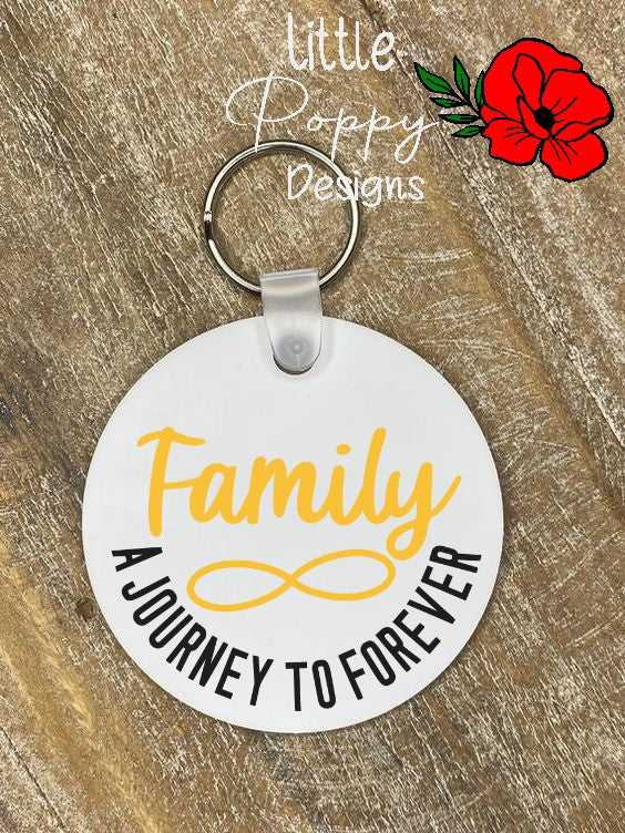Family A Journey to Forever Key Ring
